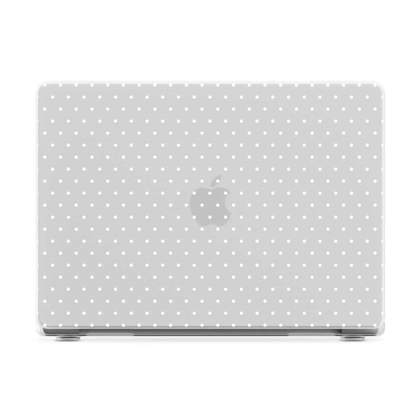 On the Dot | White Polka Dot Laptop Shell - 15" MacBook Air