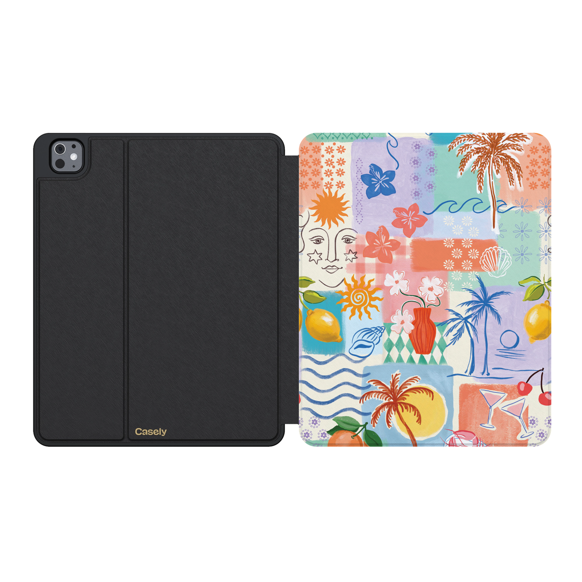 Tropical Heat | Beachy Collage iPad Case