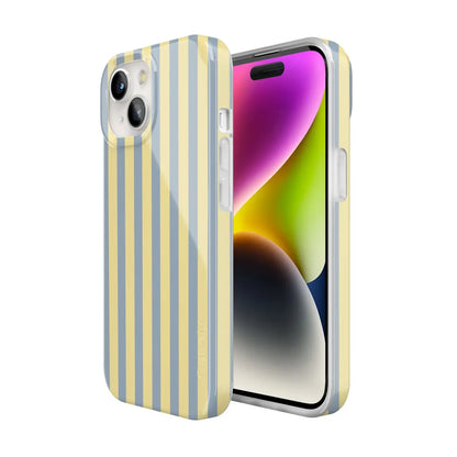 Coastline Stripes | Blue & Yellow Case