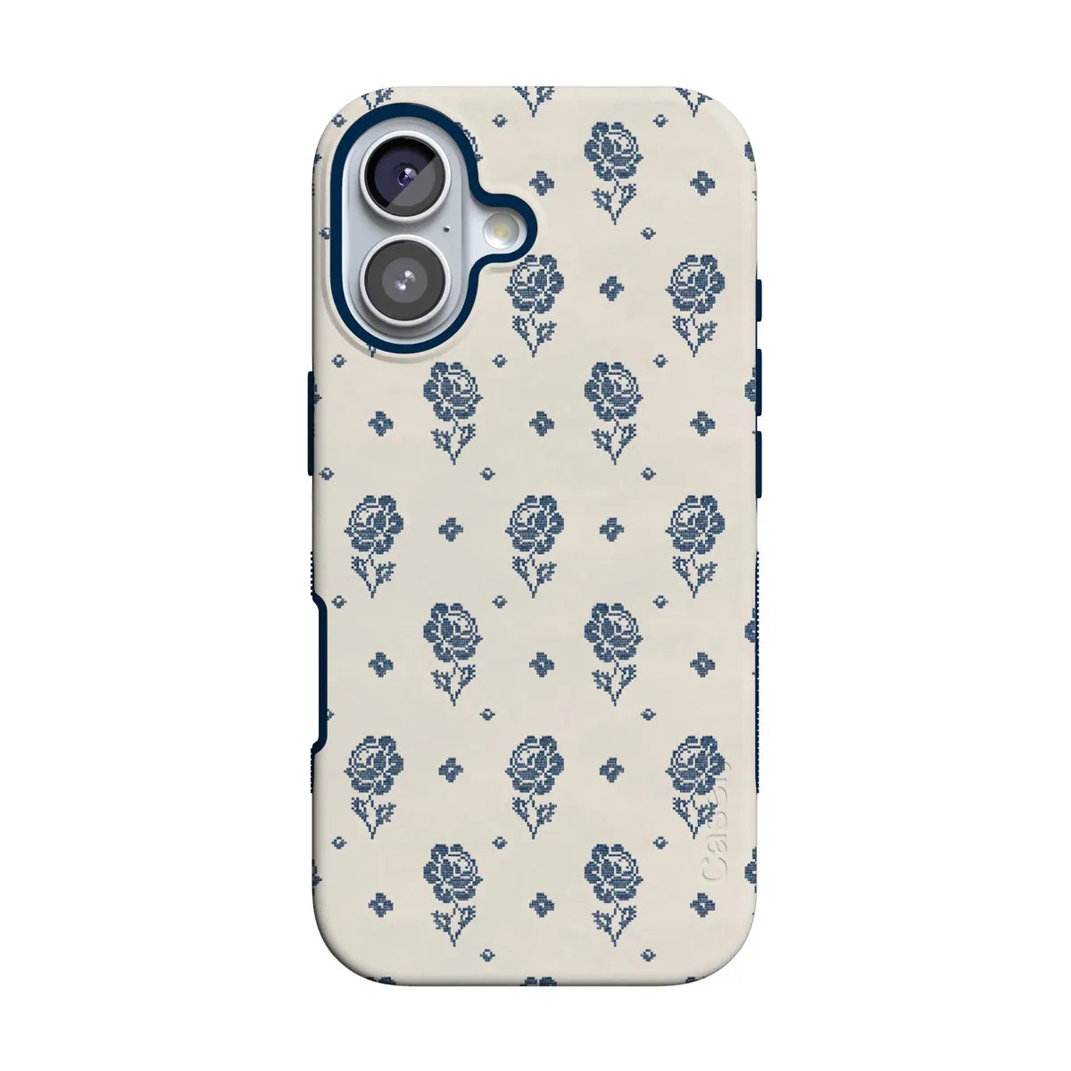 Seaside Stitch | Vintage Roses Case - iPhone 16