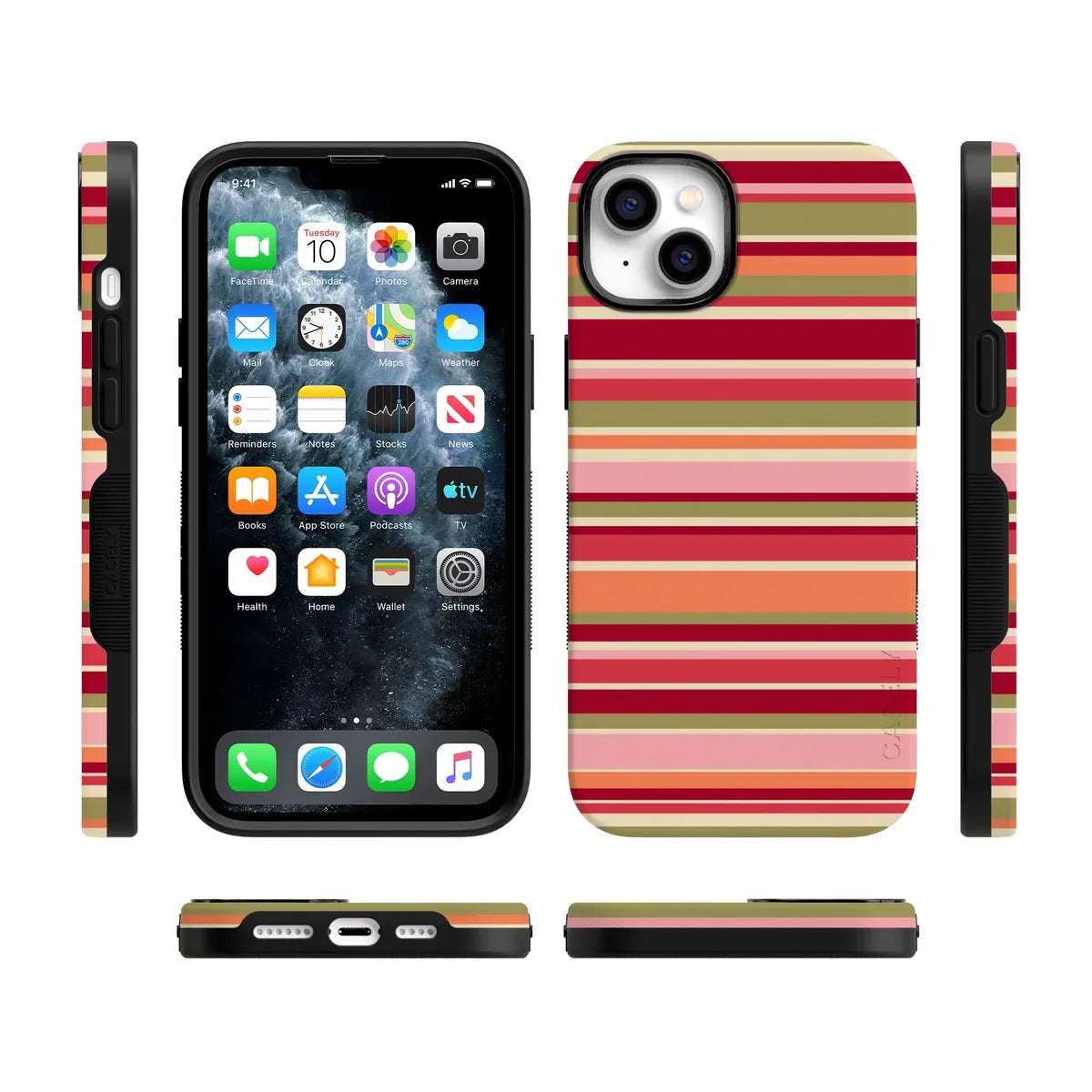 Citrus Stripes | Poolside Print Case