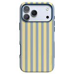Coastline Stripes | Blue & Yellow Case - iPhone 17 Pro