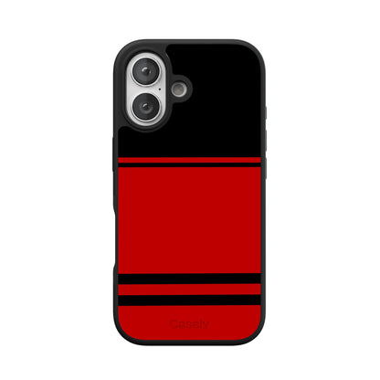 Go Canes | Black & Red Striped Case - iPhone 16