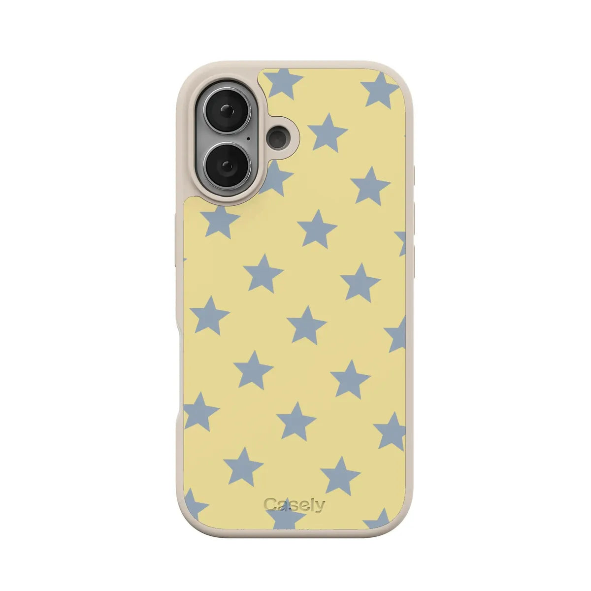 Shine Bright | Butter Yellow Stars Case - iPhone 16