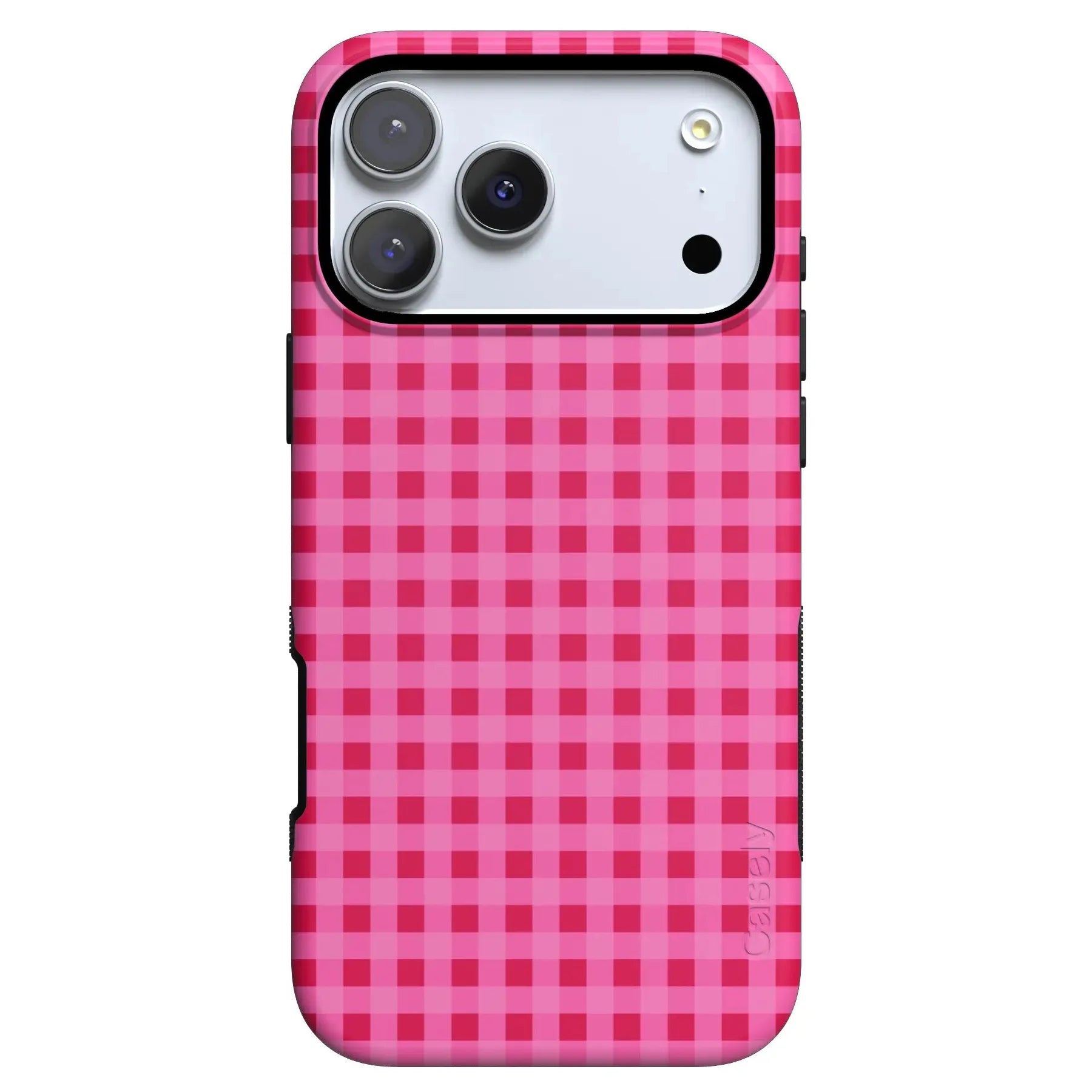 Sweet Jam | Hot Pink Gingham Case - iPhone 17 Pro
