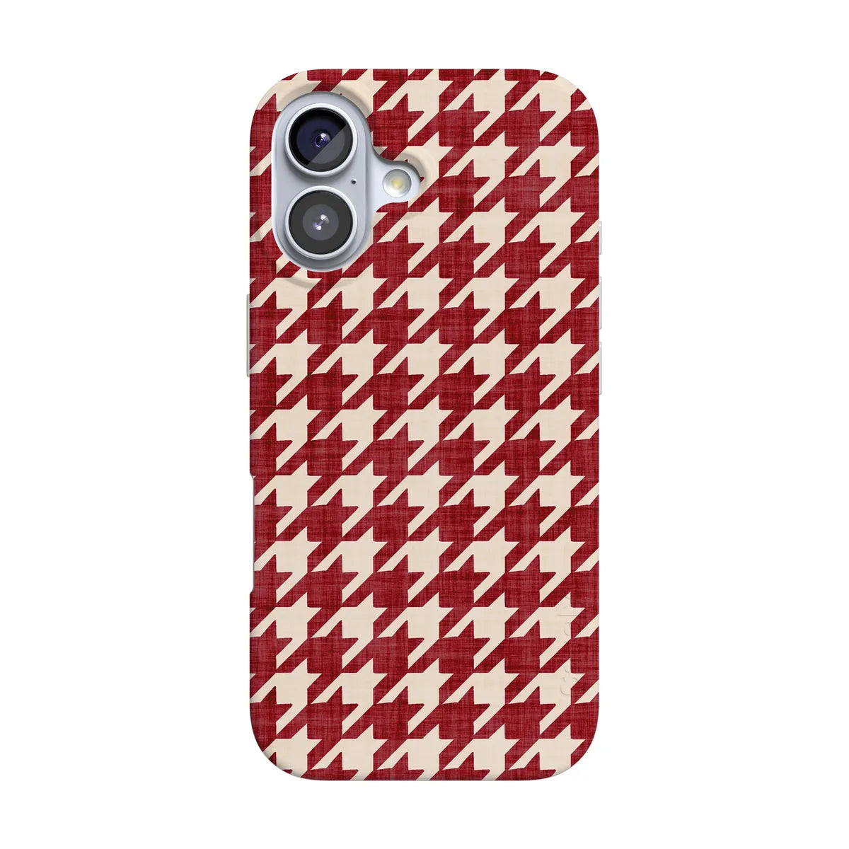 Scarlet Stitch | Red Houndstooth Case