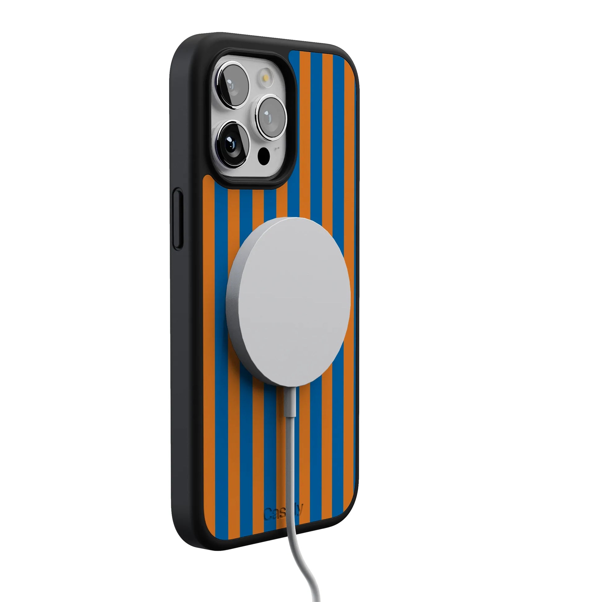 Go New York | Blue & Orange Stripes Case