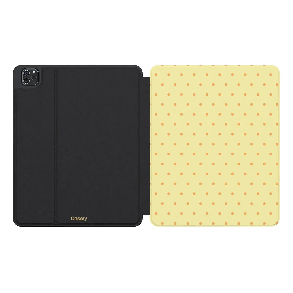 On the Dot | Yellow Polka Dot iPad Case