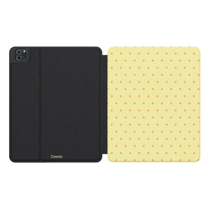 On the Dot | Yellow Polka Dot iPad Case
