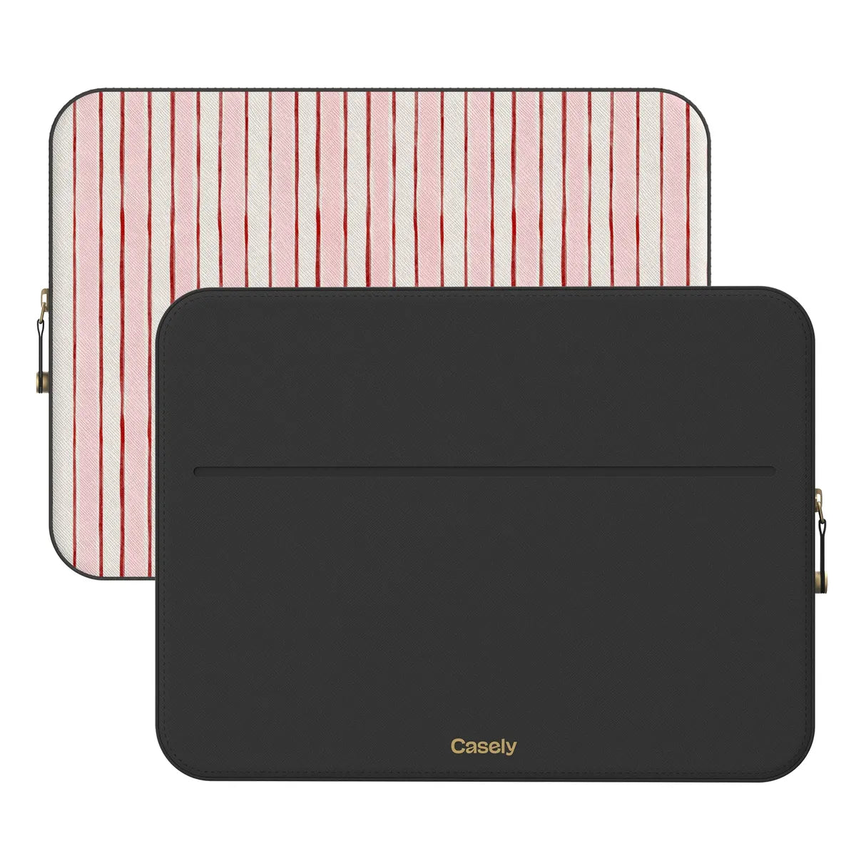 Pretty in Pastel | Blush Stripes Laptop Case