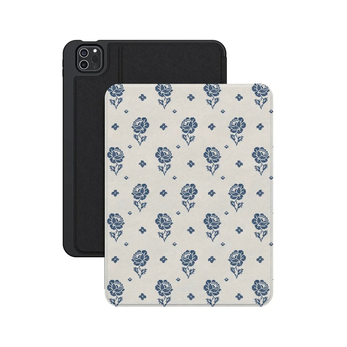 Seaside Stitch | Vintage Roses iPad Case