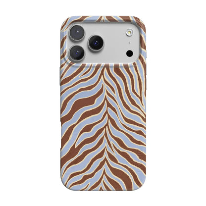 Untamed | Brown & Blue Zebra Case - iPhone 17 Pro