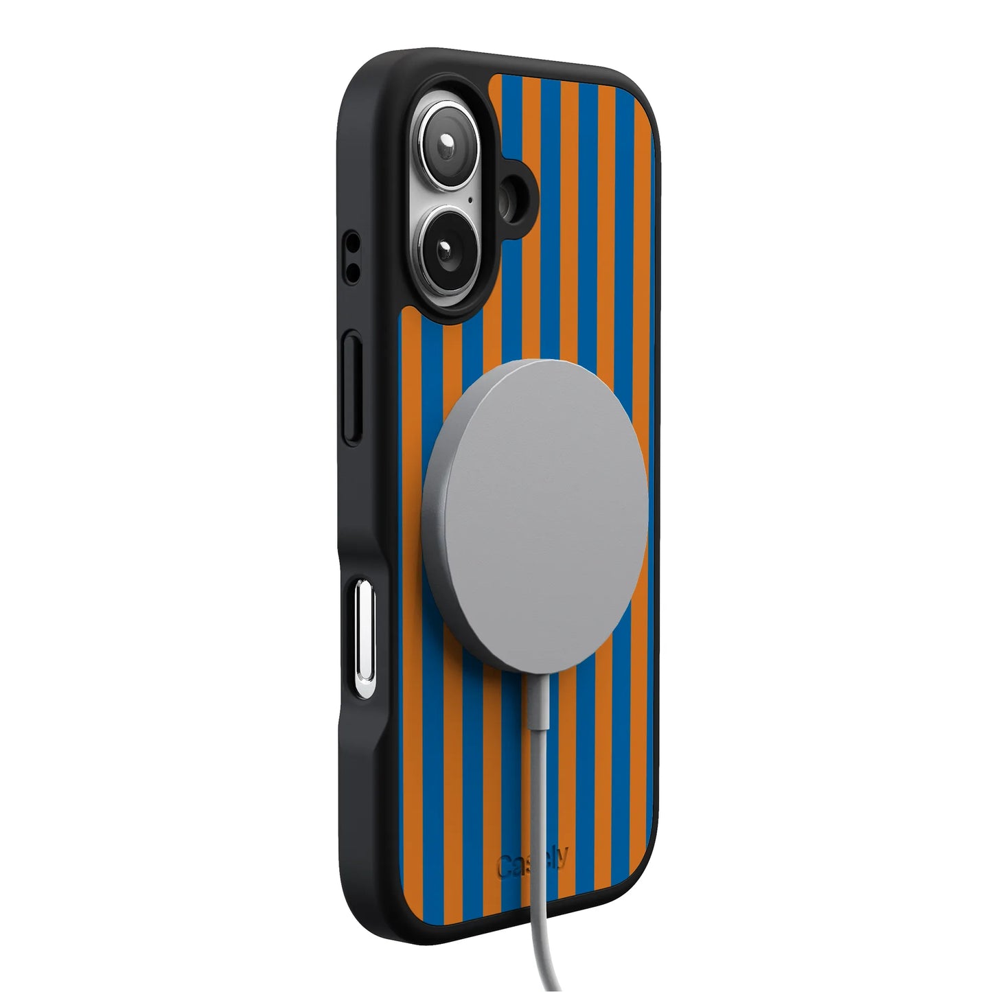 Go New York | Blue & Orange Stripes Case