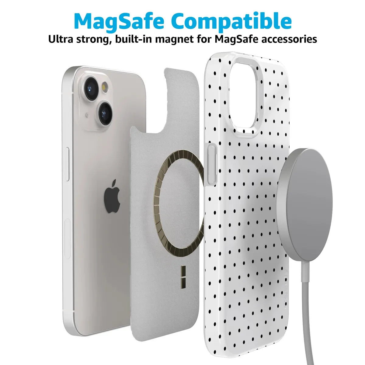 On the Dot | Black Polka Dot Case