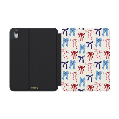 American Girlie | Red White & Blue Bows iPad Case