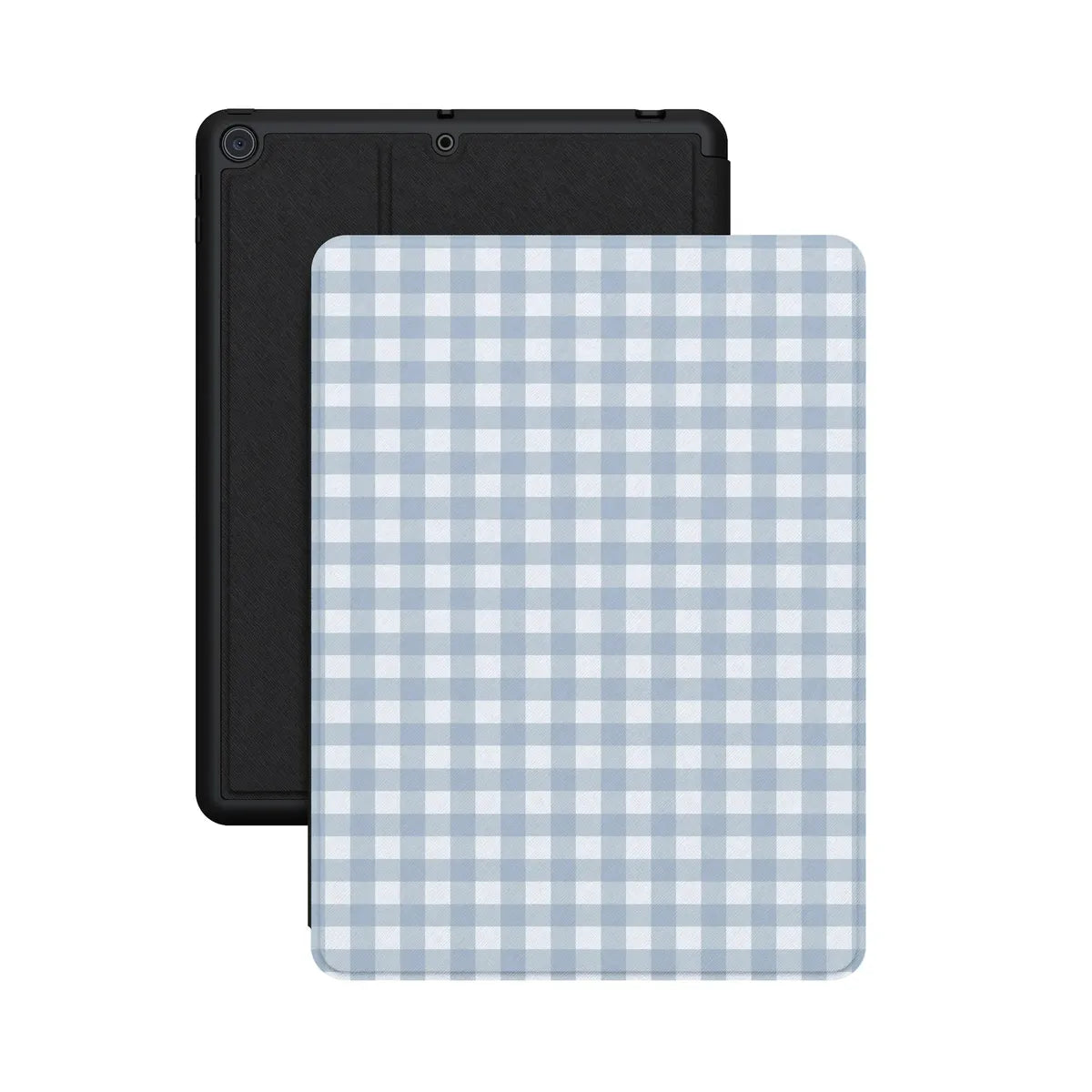 Pastel Picnic | Blue Gingham iPad Case
