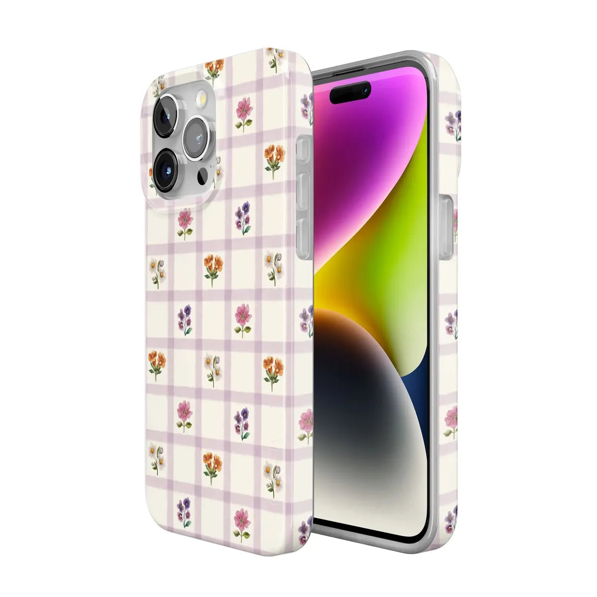Meadow Check | Floral Gingham Case