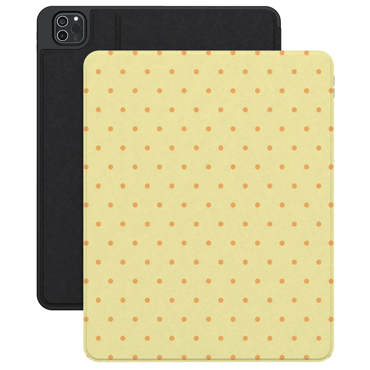 On the Dot | Yellow Polka Dot iPad Case