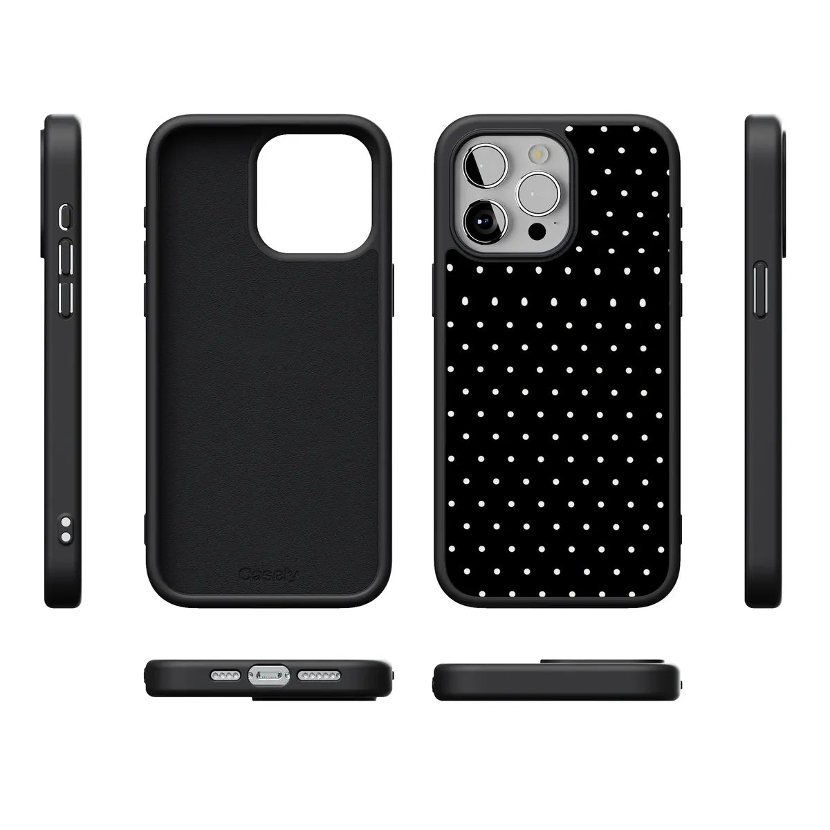 On the Dot | White Polka Dot Case