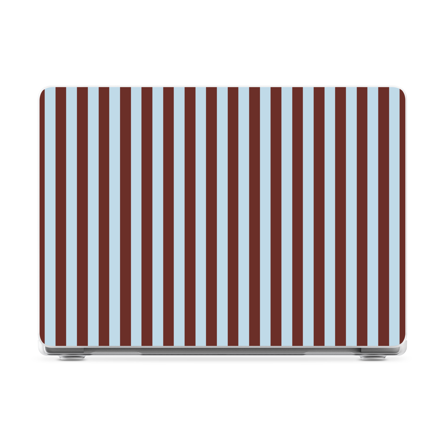 Sunday in Brooklyn | Blue Stripes Laptop Shell