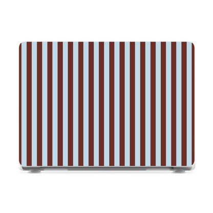 Sunday in Brooklyn | Blue Stripes Laptop Shell