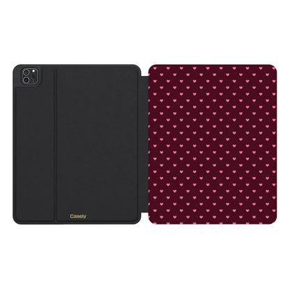 Heart Noir | Tiny Hearts iPad Case