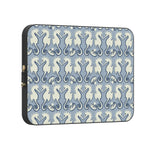 Seahorse Drift | Coastal Blues Laptop Case