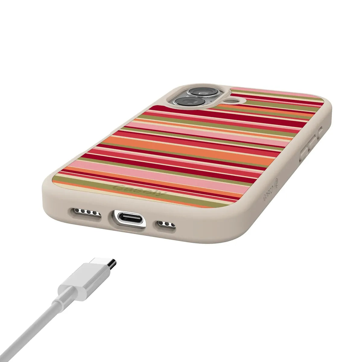 Citrus Stripes | Poolside Print Case