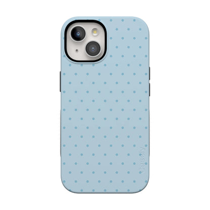 On the Dot | Blue Monochrome Polka Dot Case - iPhone 13