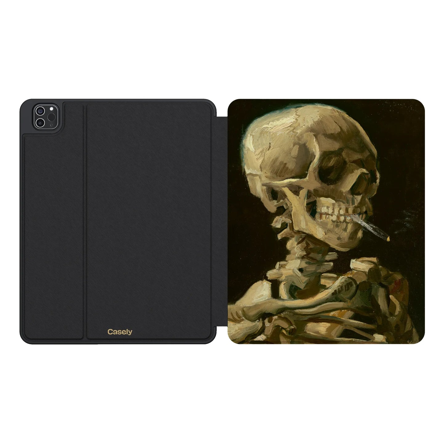 Van Gogh | Head of a Skeleton with a Burning Cigarette iPad Case