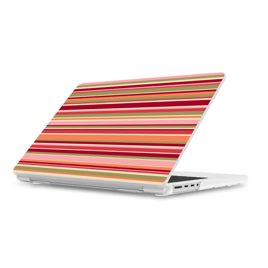 Citrus Stripes | Poolside Print Laptop Shell
