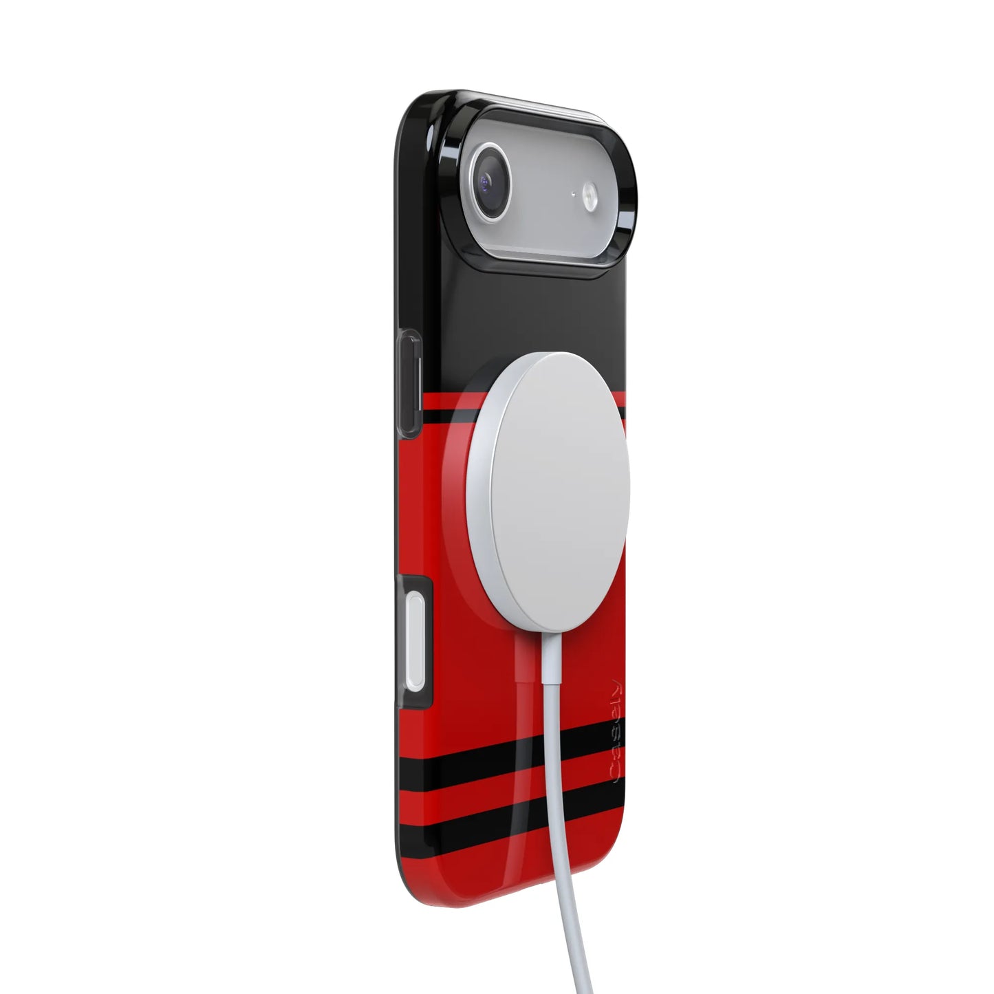 Storm Warning | Black & Red Stripes Case