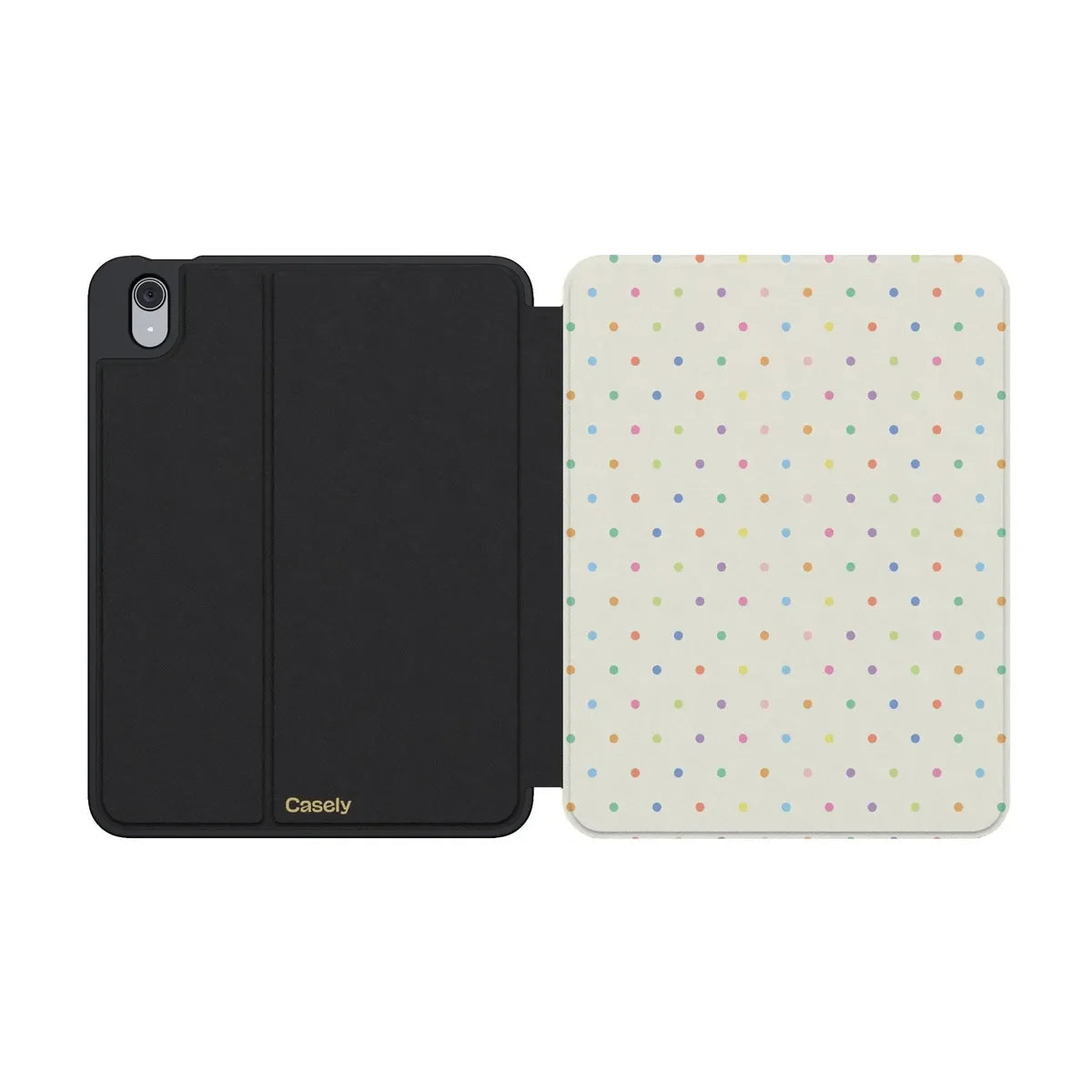 On the Dot | Rainbow Polka Dot iPad Case