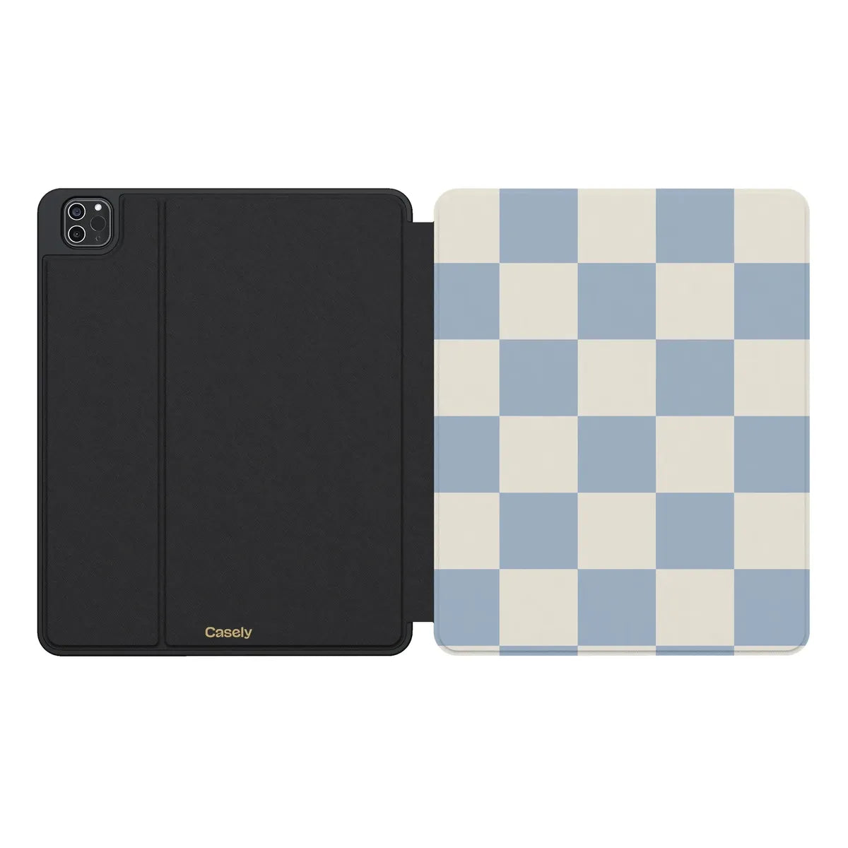 Fit Check | Light Blue Checkerboard iPad Case