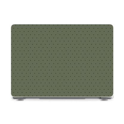 On the Dot | Olive Green Polka Dot Laptop Shell - 13" MacBook Neo