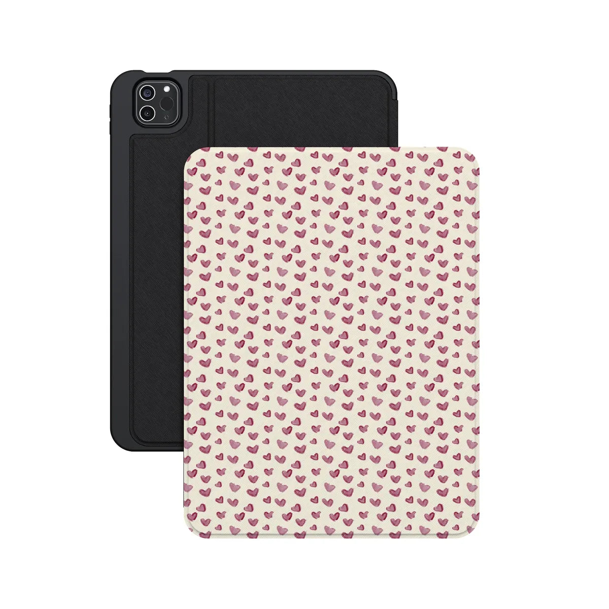 Lovebug | Mauve Hearts iPad Case