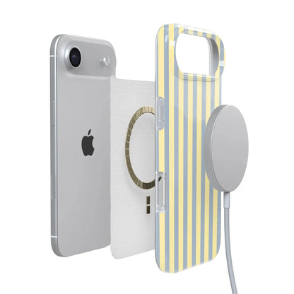 Coastline Stripes | Blue & Yellow Case