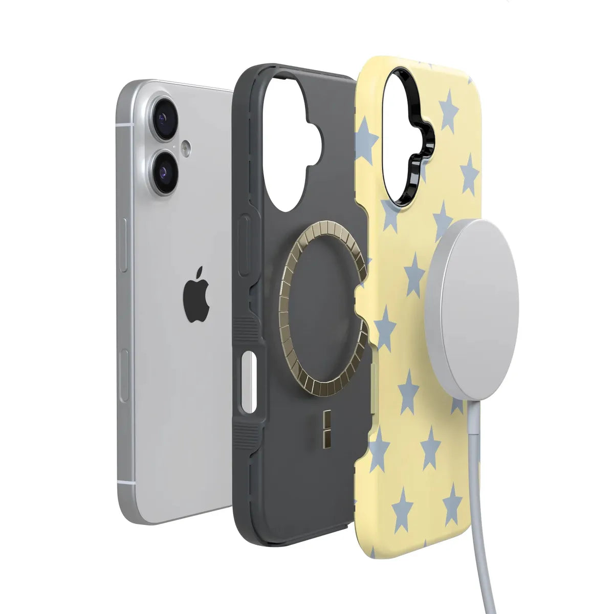 Shine Bright | Butter Yellow Stars Case