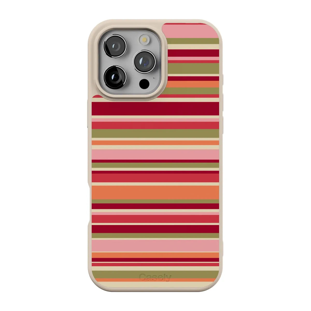 Citrus Stripes | Poolside Print Case - iPhone 16 Pro