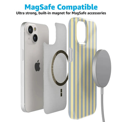 Coastline Stripes | Blue & Yellow Case