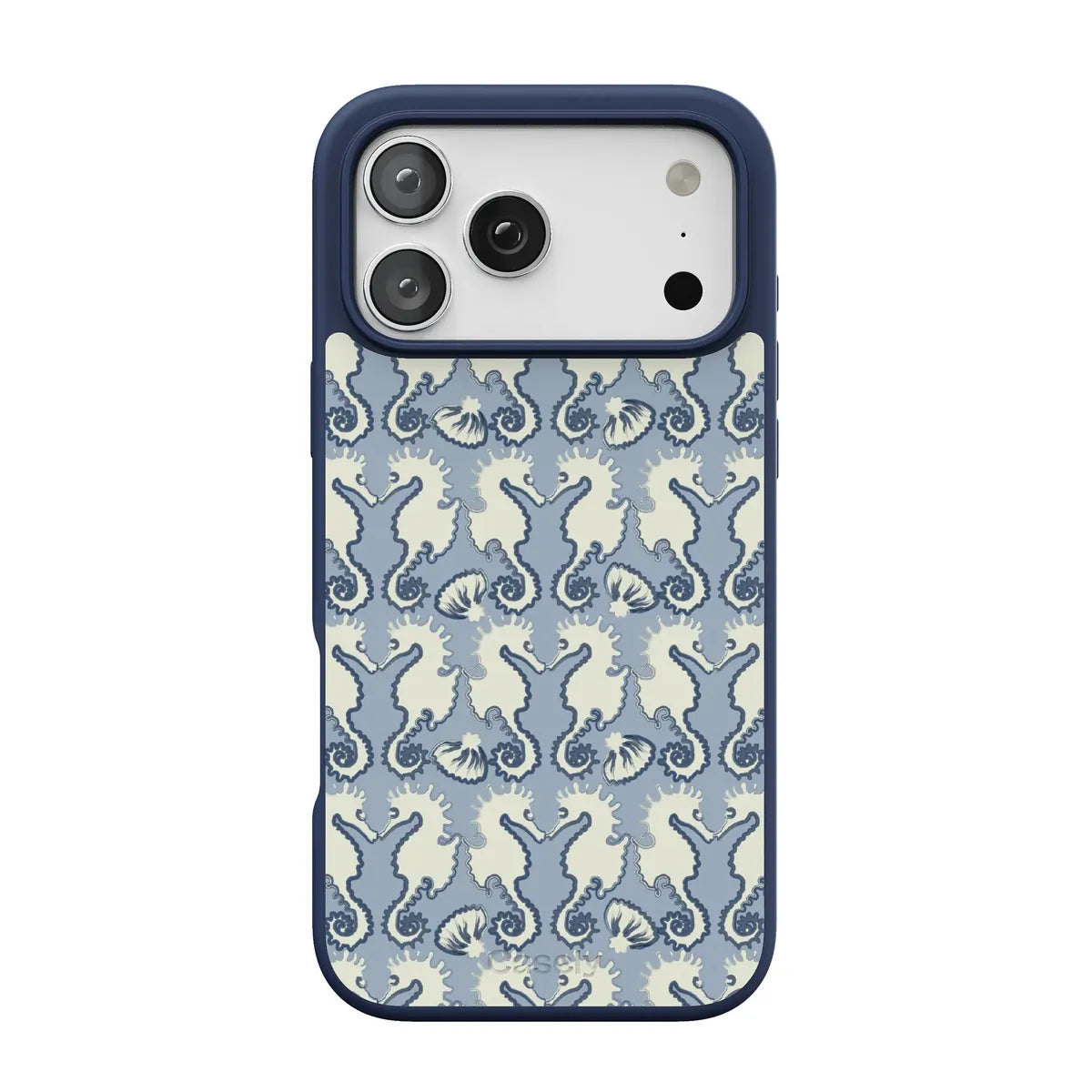 Seahorse Drift | Coastal Blues Case - iPhone 17 Pro