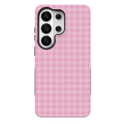 Sweet Jam | Light Pink Gingham Case - Galaxy S26 Ultra