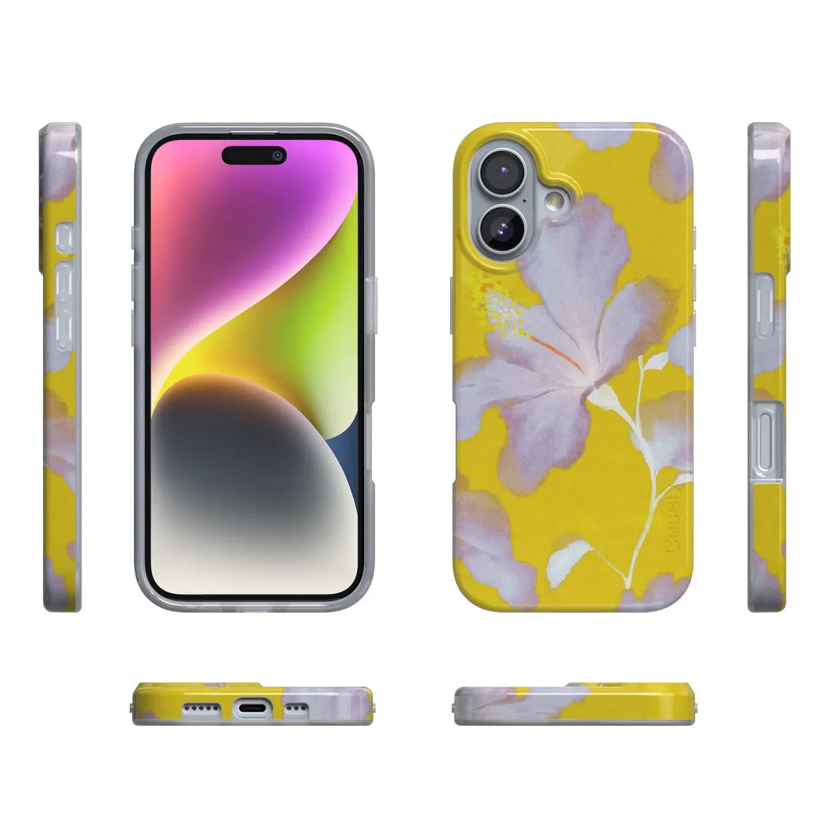 Hibiscus Haze | Painted Floral Case