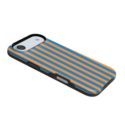 Go New York | Blue & Orange Stripes Case