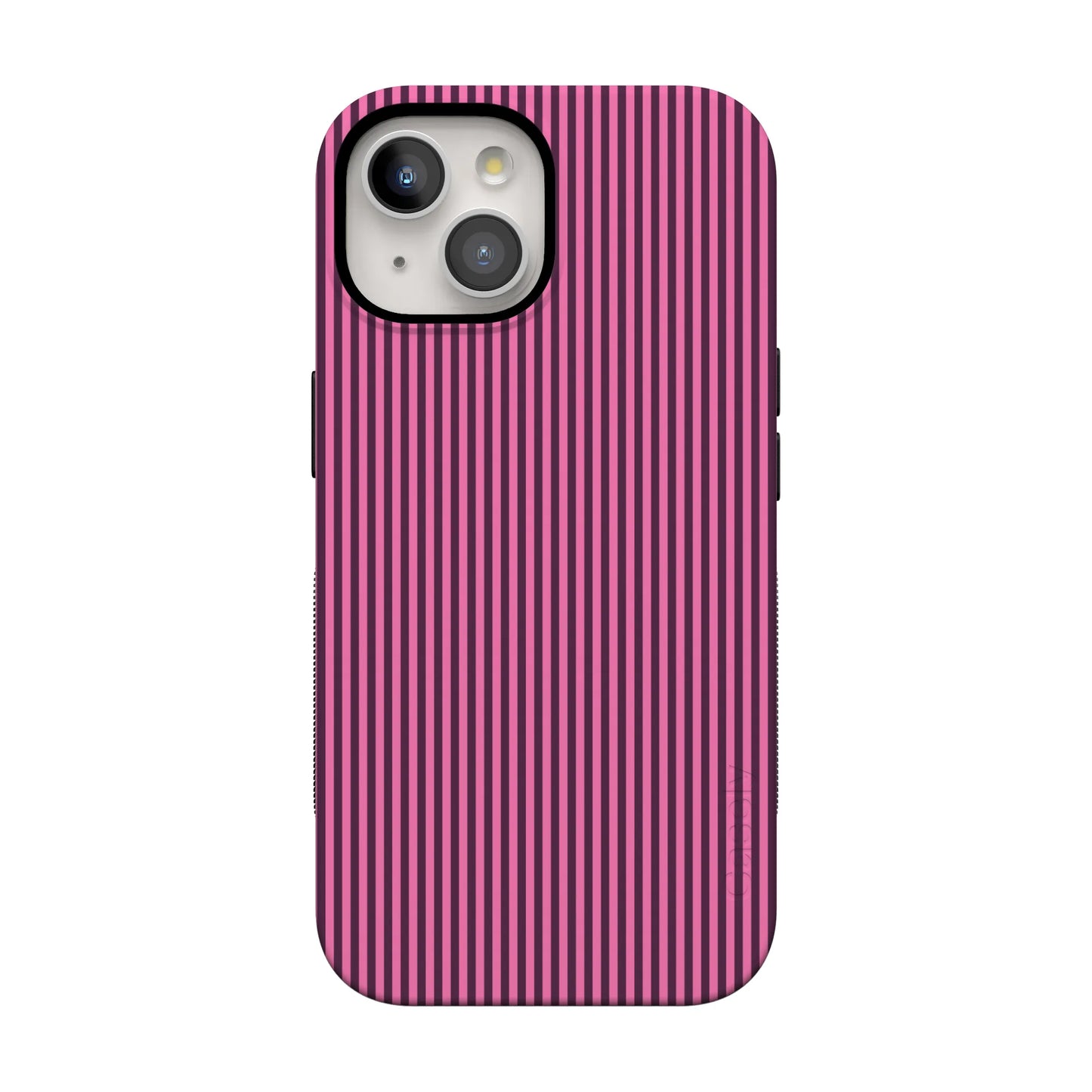 Stripes and the City | Pink & Purple Pinstripe Case - iPhone 13