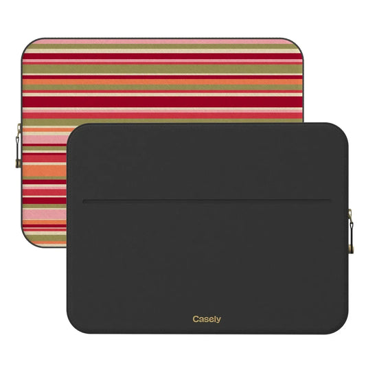 Citrus Stripes | Poolside Print Laptop Case