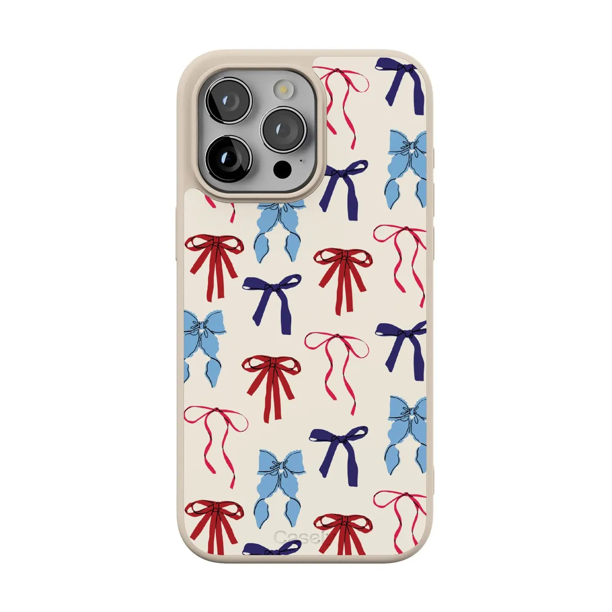 American Girlie | Red White & Blue Bows Case - iPhone 13 Pro