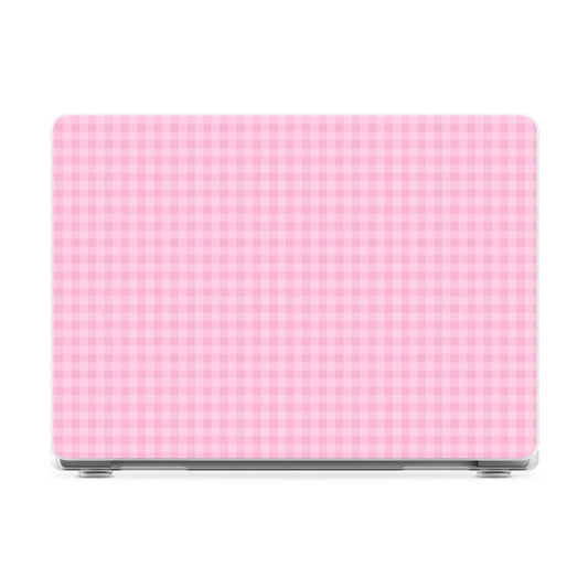 Sweet Jam | Light Pink Gingham Laptop Shell - 16" MacBook Pro
