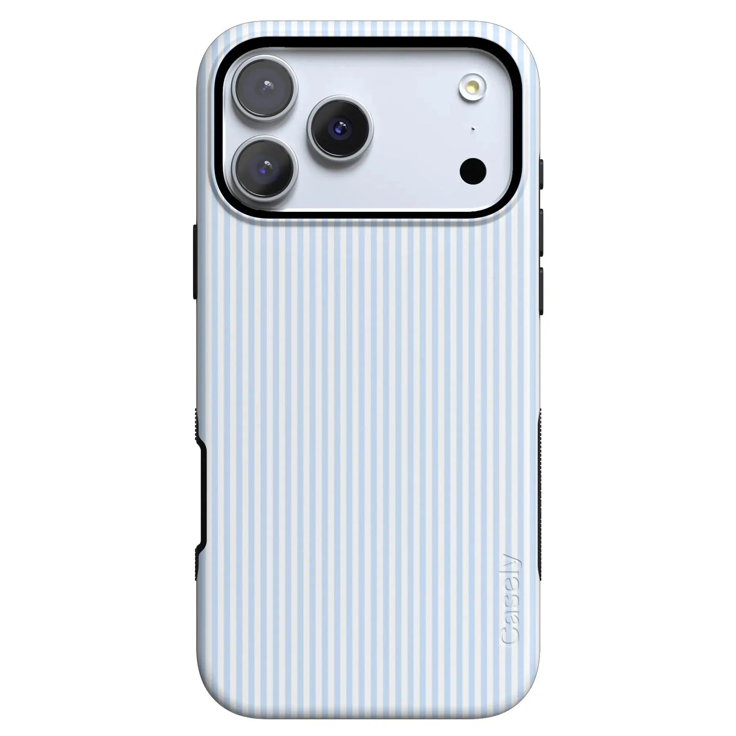 Stripes and the City | Light Blue Pinstripe Case - iPhone 17 Pro