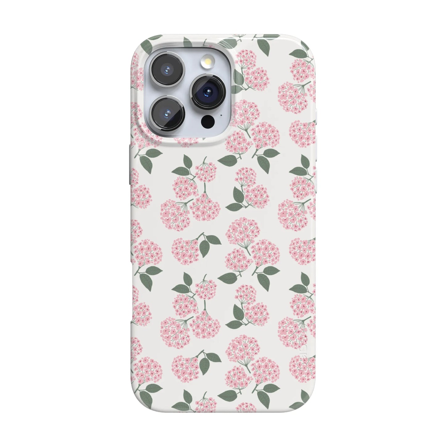 Nantucket Cottage | Pink Hydrangea Case - iPhone 16 Pro